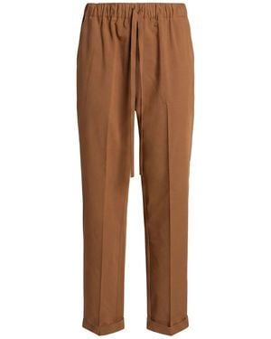 MEIMEIJ Camel Pants Polyester, Viscose, Wool, Elastane - Brown