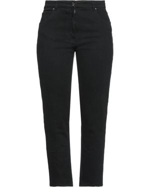 19.70 Nineteen Seventy Pants Cotton, Lyocell, Elastane - Black