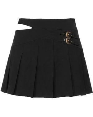 Versace Midnight Mini Skirt Viscose, Polyamide, Elastane - Black