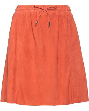 Oakwood Mini Skirt Goat Skin - Orange
