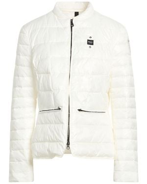 Blauer Puffers - White