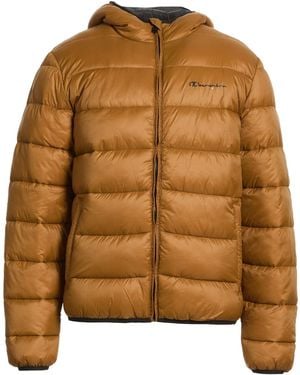 Champion Khaki Puffer Polyamide - Brown