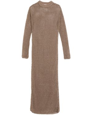 TOPSHOP Vestito Lungo - Marrone