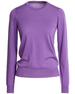 Drumohr Sweater Super 140S Wool - Purple