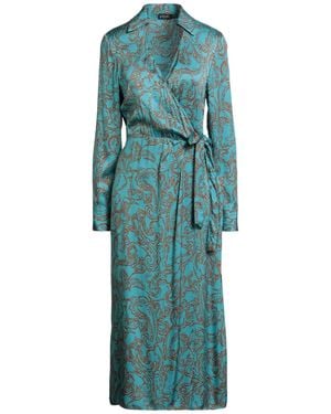 Liu Jo Deep Midi Dress Viscose - Green