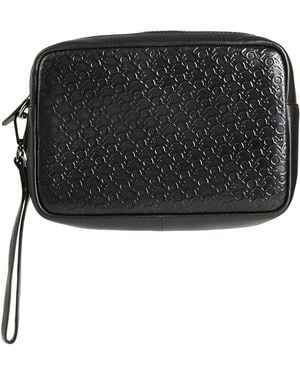 Roccobarocco Clutch Textile Fibers - Black