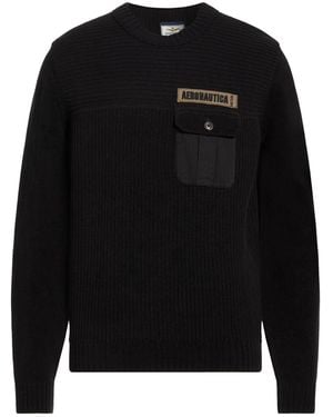 Aeronautica Militare Jumper Cotton - Black