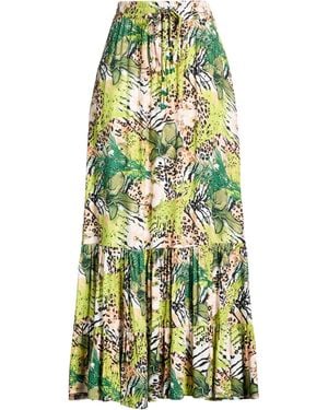 CONNOR & BLAKE Lime Maxi Skirt Viscose - Green