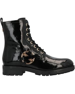 Love Moschino Ankle Boots Calfskin - Black