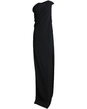 Rick Owens Maxi Dress Acetate, Silk - Black