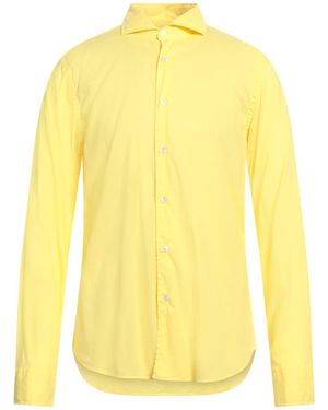 Fedeli Shirt Cotton, Elastane - Yellow