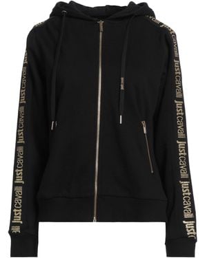 Just Cavalli Sweatshirt Cotton, Elastane - Black