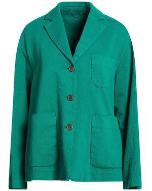 Kiltie Blazer Cotton, Linen - Green