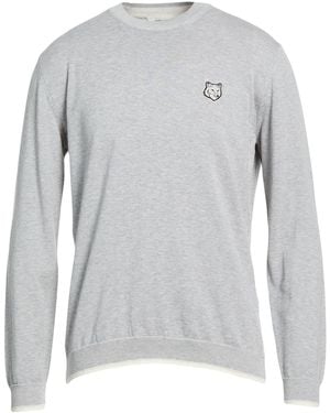 Maison Kitsuné Light Sweater Cotton - Gray