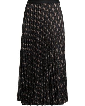 Sandro Midi Skirt Polyester - Black
