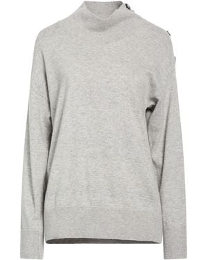 Alpha Studio Light Turtleneck Recycled Wool, Ecovero Viscose, Recycled Polyamide, Recycled Cashmere - Gray