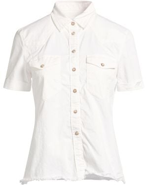 Eleventy Shirt Cotton, Elastane - White