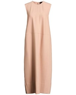 Fabiana Filippi Midi Dress Viscose, Polyamide, Elastane, Ecobrass - Natural