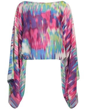 Manila Grace Fuchsia Top Viscose - Pink