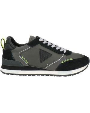 Guess Sneakers Leather, Textile Fibers, Synthetic Material - Black