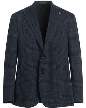 Sartoria Latorre Blazer Cotton, Virgin Wool - Blue