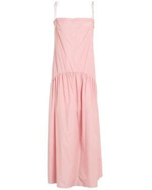 Max Mara Blush Maxi Dress Cotton - Pink