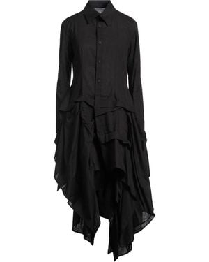 Yohji Yamamoto Midi Dress - Black