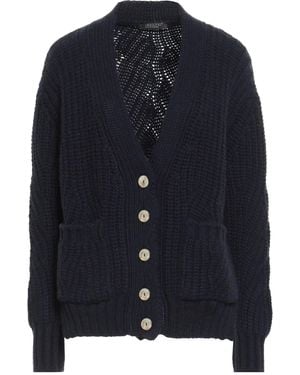 Aragona Midnight Cardigan Cashmere - Blue