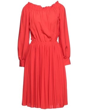 Ice Play Midi Dress Polyester - Red