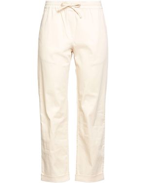 19.70 Nineteen Seventy Pants Cotton, Elastane - Natural