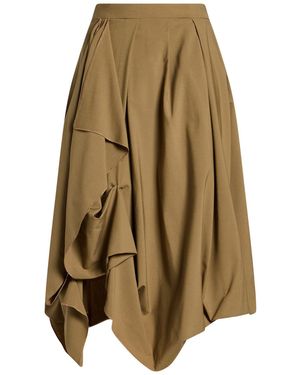 High Midi Skirt - Natural