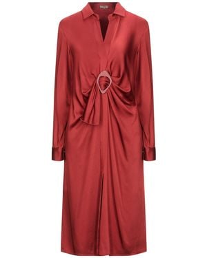 Maliparmi Midi Dress - Red