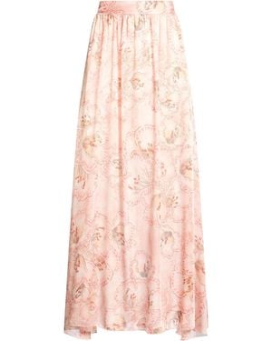 Compagnia Italiana Apricot Maxi Skirt Polyester - Pink