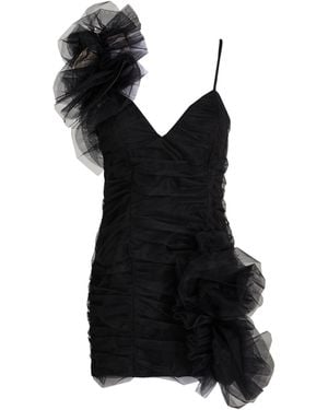 Odi Et Amo Mini Dress Polyamide - Black