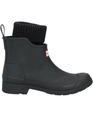 HUNTER Botines de caña alta - Negro
