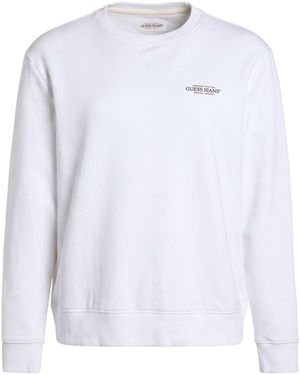 Guess Sweatshirt Cotton, Polyester - White