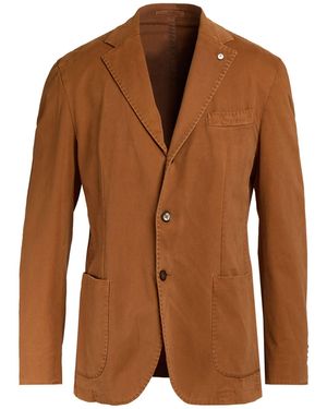 L.B.M. 1911 Blazer Modal, Cotton, Elastane - Brown