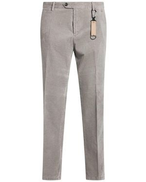 Manuel Ritz Pants Cotton, Lyocell, Elastane - Gray