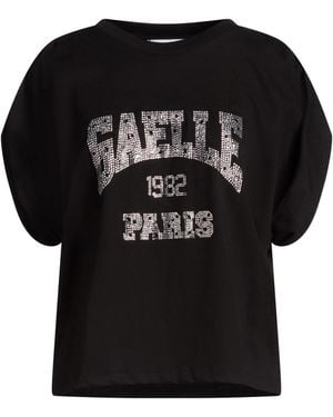 Gaelle Paris T-Shirt Cotton - Black