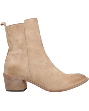 Moma Ankle Boots Leather - Natural
