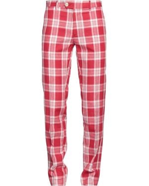 Etro Pants Linen, Cotton - Red
