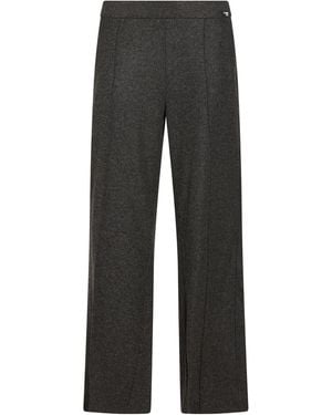 Cambio Trousers Polyester, Wool, Elastane - Grey