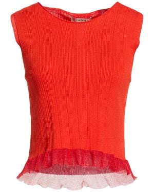 Twinset Top Viscose, Polyamide, Polyester - Red