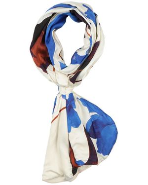 Kaos Cream Scarf Viscose - Blue