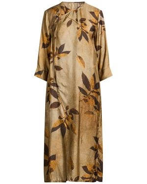 Uma Wang Sand Midi Dress Viscose, Cupro - Natural