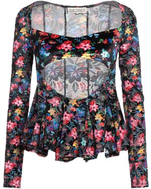 Siedres Top Polyester, Polyamide, Elastane - Blue