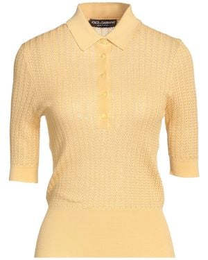 Dolce & Gabbana Polo Shirts - Yellow