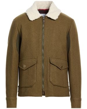 FRONT STREET 8 Jacket Wool, Polyamide, Polyester - Green
