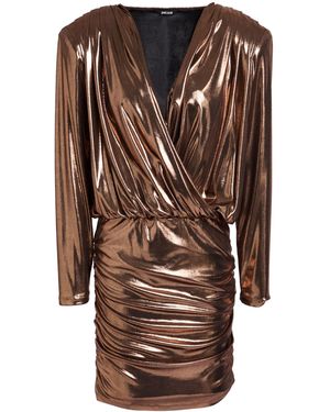 Just Cavalli Mini Dress Polyester, Elastane - Brown