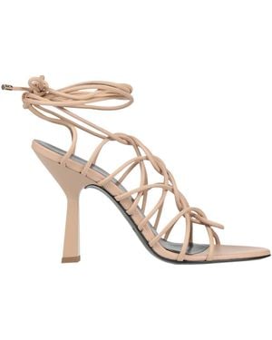 Patrizia Pepe Sandals Leather - Natural